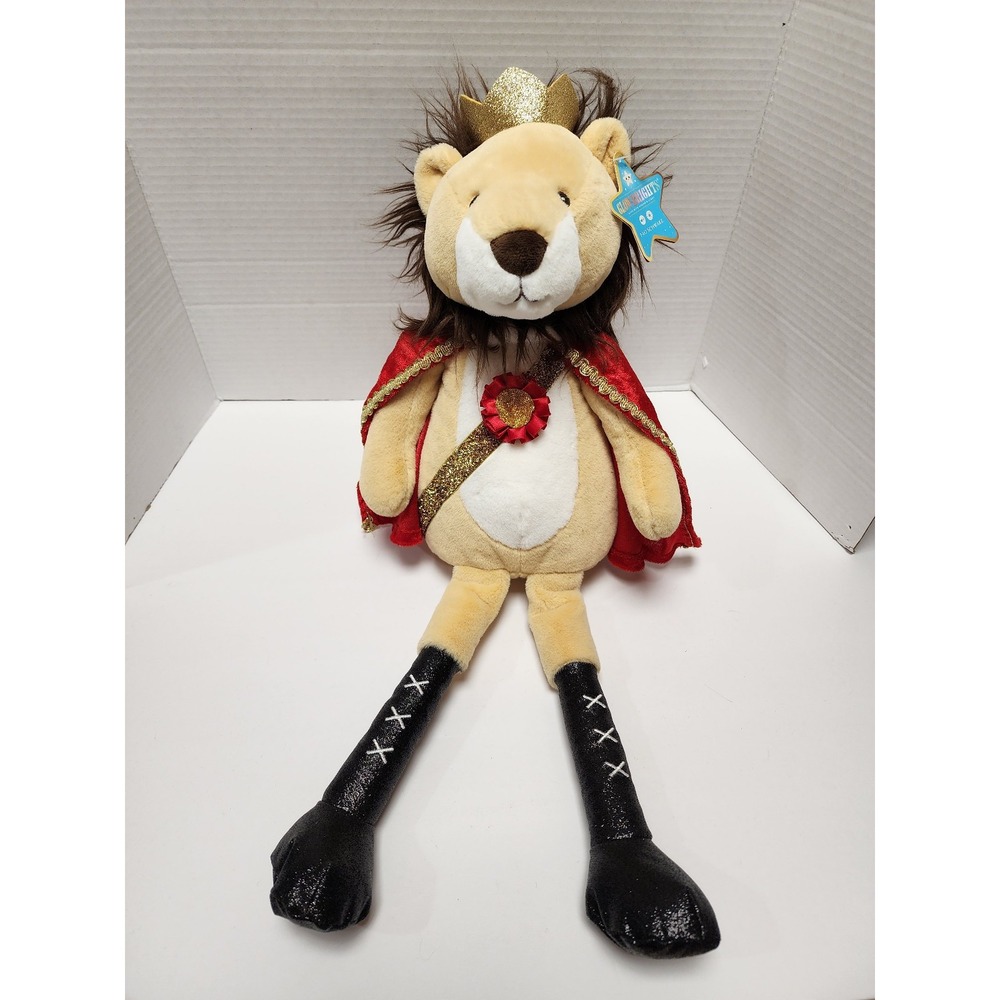 FAO Schwartz Glow Brights Nutcracker Lion King‎ Plush Sounds and lights